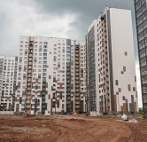 Ход строительства дома 1, секции А,Б,В в ЖК Новая Дема -