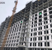 Ход строительства дома поз. 2 в ЖК Платон Парк -
