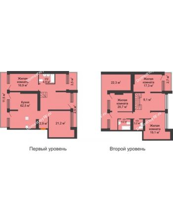 4 комнатная квартира 224,6 м² в ЖК Европейский квартал, дом Дом 9