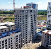 Ход строительства дома № 20, корпус 4 (D) в ЖК Отличие -