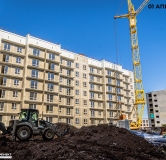 Ход строительства дома 1.9 в ЖК Родные росы -