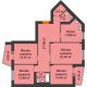 4 комнатная квартира 123,6 м² в Микpopaйoн  Преображенский, дом № 5 - планировка