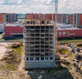 Ход строительства дома 35, корпус 2 в ЖК Новое Колпино -