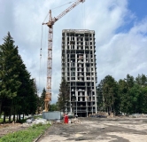 Ход строительства дома 1 в ЖК Лес -
