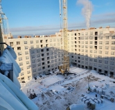 Ход строительства дома 4.2, 2 очередь в ЖК Атмосфера -