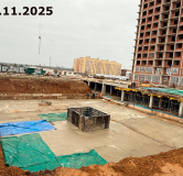 Ход строительства дома Литер 1, секция Б в ЖК Космо -