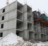 Ход строительства дома 14 в ЖК Радуга Сибири -