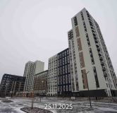 Ход строительства дома 107, корпус 1 (ГП-74) в ЖК Беринг -