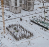 Ход строительства дома 10, корпус 2 в ЖК Остров-сад -