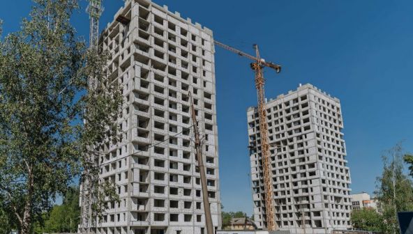 Появились первые фото строящегося микрорайона для молодежи на Автозаводе