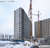 Ход строительства дома 144.1 в ЖК Ручьи -