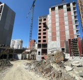 Ход строительства дома 1.4 в ЖК Нагорный -