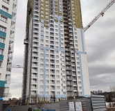 Ход строительства дома 1, корпус 3 в ЖК Серебряный -