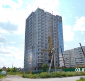 Ход строительства дома 45 в ЖК Высота 45 -