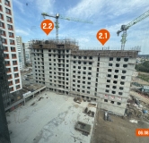 Ход строительства дома 2 в ЖК Лотос -