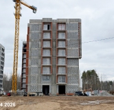 Ход строительства дома 112, 3 этап в ЖК Аксиома -