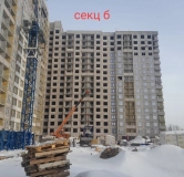 Ход строительства дома 7.1 в ЖК Паруса -