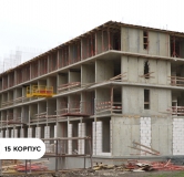 Ход строительства дома Литер 15 (15-1) в ЖК Ридс (REEDS) -