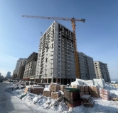 Ход строительства дома 58, 3 этап в ЖК Премьер-квартал на Набережной -