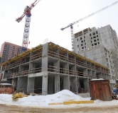 Ход строительства дома 5 этап в ЖК Бунин -