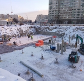 Ход строительства дома 150 в ЖК Антверпен -