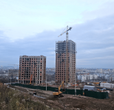 Ход строительства дома литер 14 в ЖК Холмогоры -