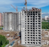 Ход строительства дома 25, корпус 1 в ЖК Хито -