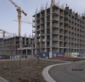 Ход строительства дома 6.3 в ЖК Солнечный -