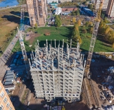 Ход строительства дома 3.2.1 в ЖК Остров на Норильской -