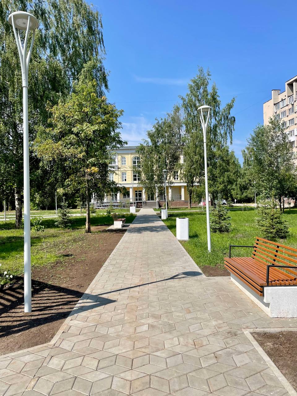 Благоустройство сквера на Березовской завершено в Нижнем Новгороде