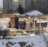 Ход строительства дома 1 в ЖК Атлас Лайн -