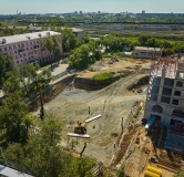 Ход строительства дома 1.1 в ЖК Меридиан -