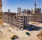 Ход строительства дома 23, ГП-72.106 в ЖК Мириады -