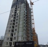 Ход строительства дома 11а в ЖК Ньютон -