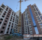 Ход строительства дома № 57, 2 этап, секция 3,4,5 в ЖК Перемена -
