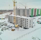 Ход строительства дома 10 в ЖК Вишневая Горка -