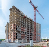 Ход строительства дома корпус 2.4 в ЖК Бионика Заповедная -