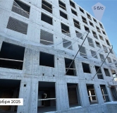 Ход строительства дома секция 4 в ЖК Вектор премиум-квартал -