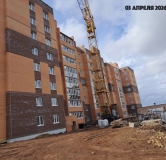 Ход строительства дома 88 в ЖК Весенний в мкр. 38 -