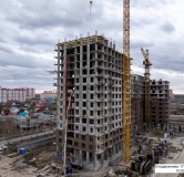 Ход строительства дома к 18 в ЖК Сподвижники -