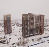 Ход строительства дома этап 1,2 в ЖК Леонов. Квартал Героев -