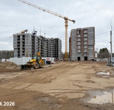 Ход строительства дома 112, 3 этап в ЖК Аксиома -