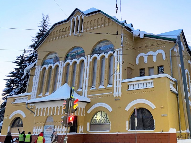 Реставрация нижегородского Дома детского творчества им. Чкалова серьезно отстает от графика  - фото 1