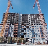 Ход строительства дома 7.1 в ЖК Уральский -