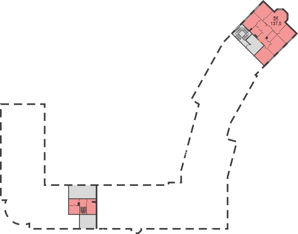 Планировка 4 этажа в доме Собенникова в Архитектурный Ансамбль Вознесенский