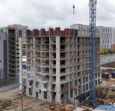 Ход строительства дома № 117, корпус 13 (4Б) в ЖК Фатера -