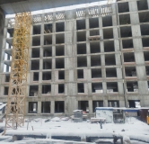 Ход строительства дома № 1 в ЖК По ул. Спортивная -