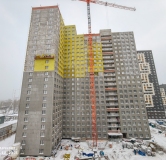 Ход строительства дома 5, секция 4.1, 4.2 в ЖК Красное Яблоко -