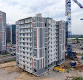 Ход строительства дома 4 в ЖК Мичурино -