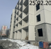 Ход строительства дома 2.1, 1 этап в ЖК Ильменский -